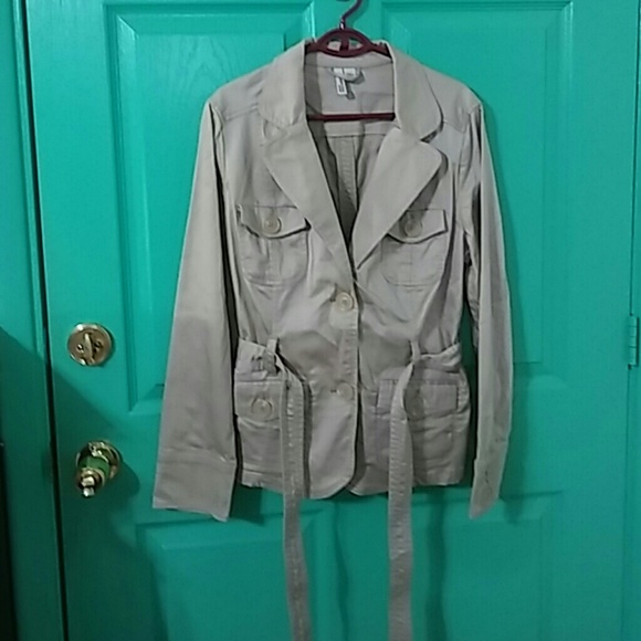 John's Bay Trench Coat Size L - Picture 7 of 8